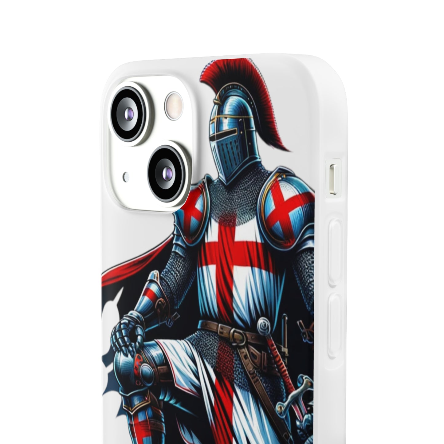 English Knight Flexi Case Semi-transparent