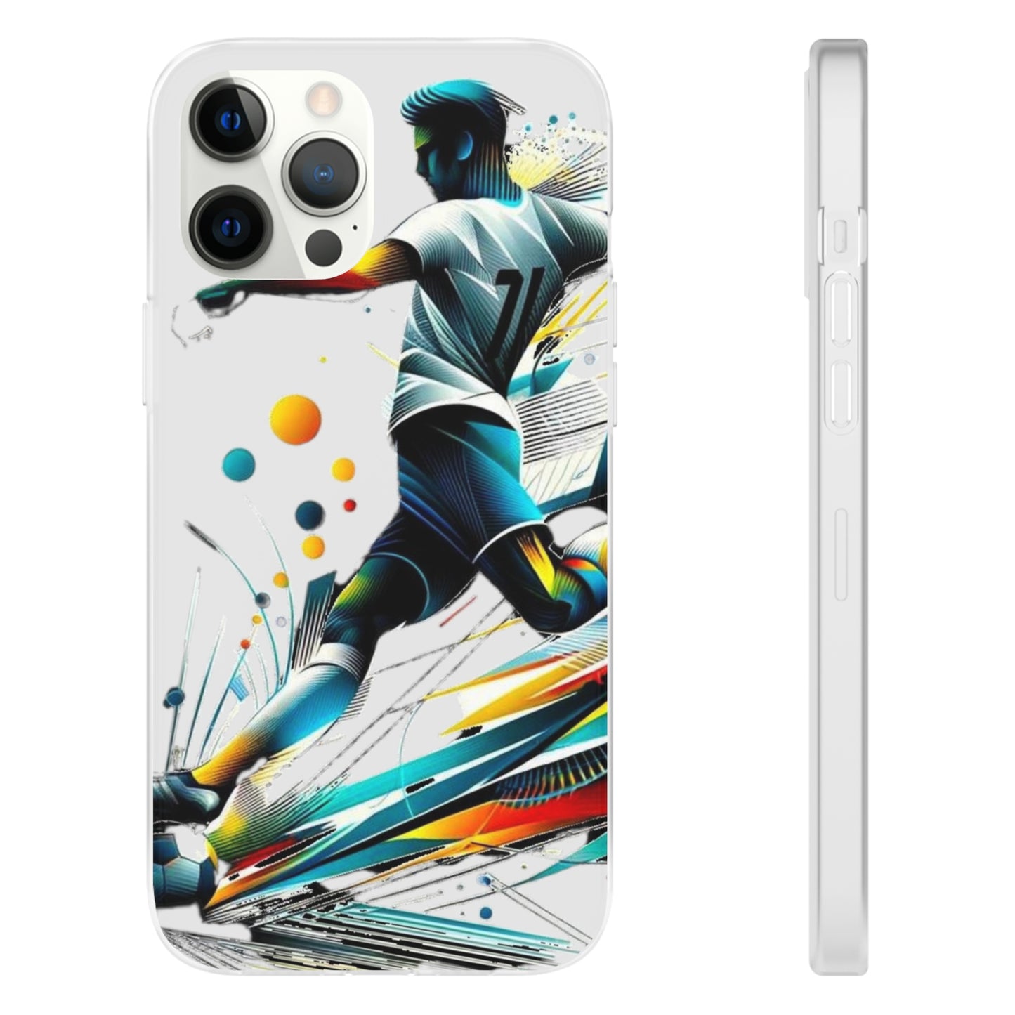 Football Magic Flexi Phone Case Semi-transparent