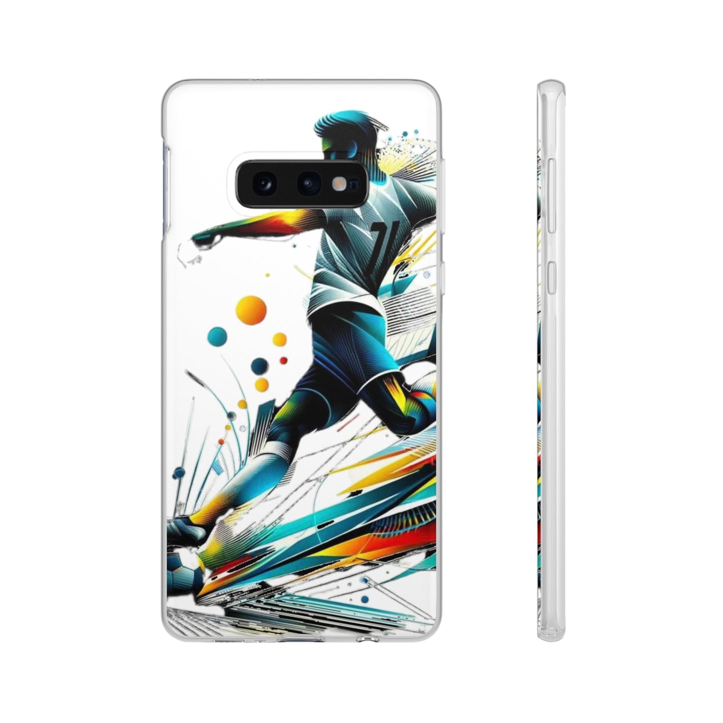 Football Magic Flexi Phone Case Semi-transparent