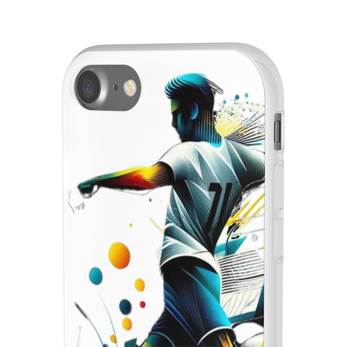 Football Magic Flexi Phone Case Semi-transparent