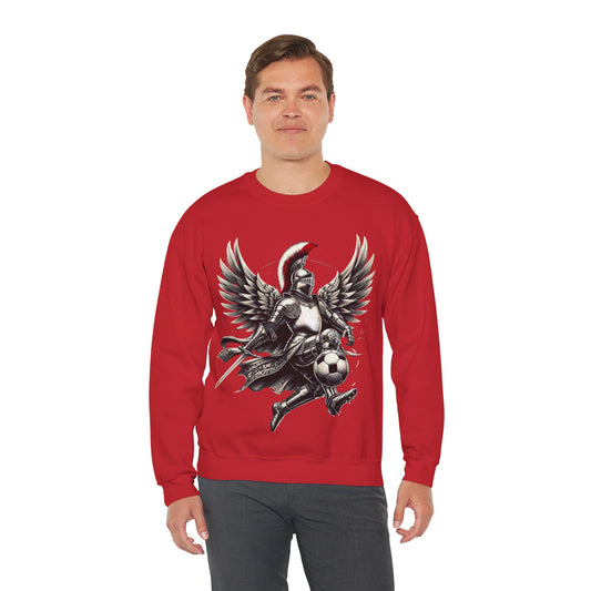 Polish Football Knight Unisex Heavy Blend™ Crewneck Sweatshirt