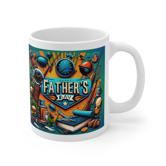 Fathers Day 0.33l White Mug