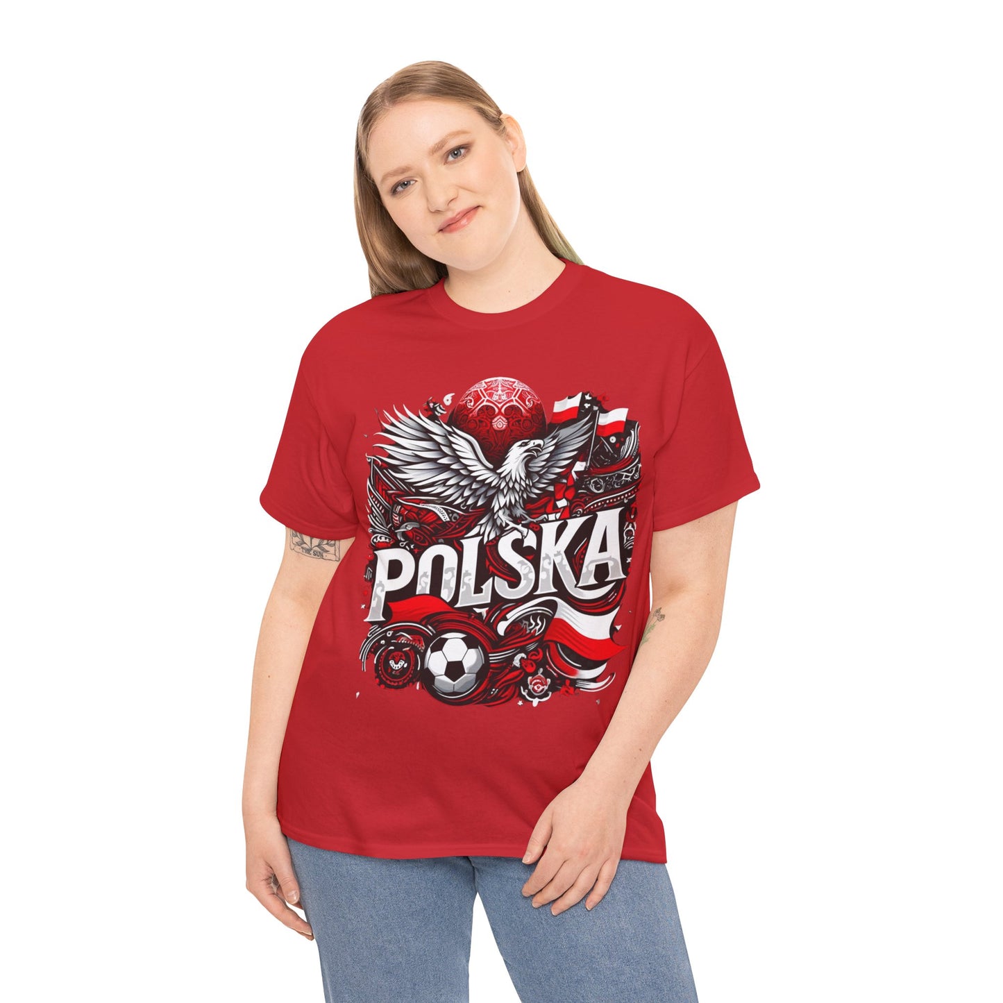 Poland Unisex Heavy Cotton T-shirt