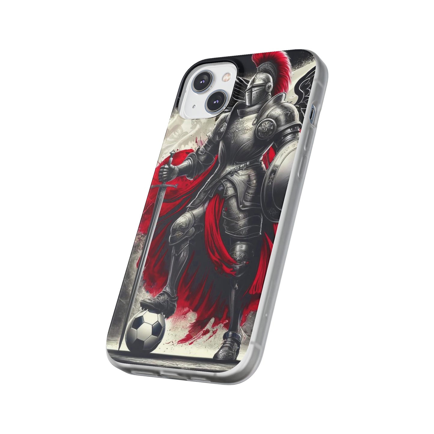 Polish Knight Football Flexi Case Semi-transparent