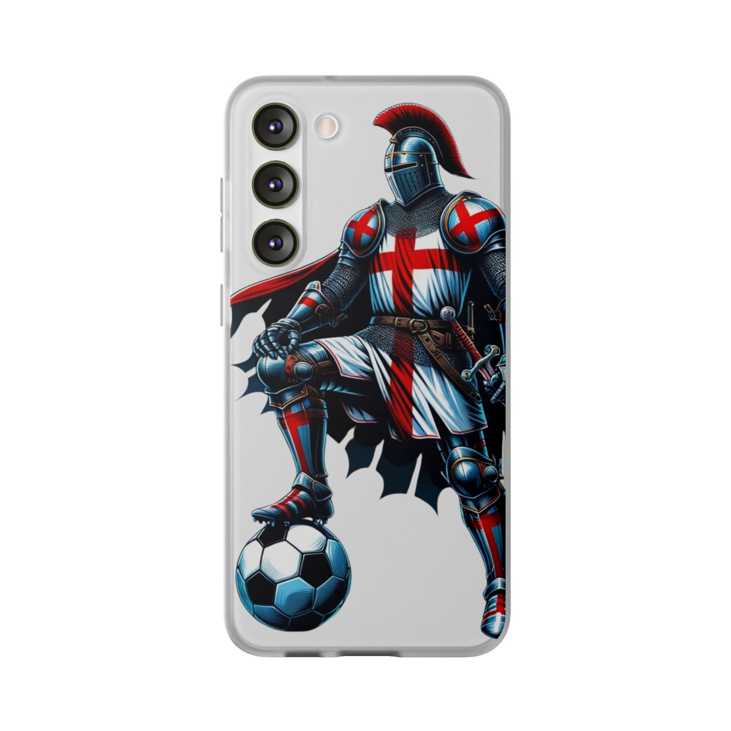 English Knight Flexi Case Semi-transparent