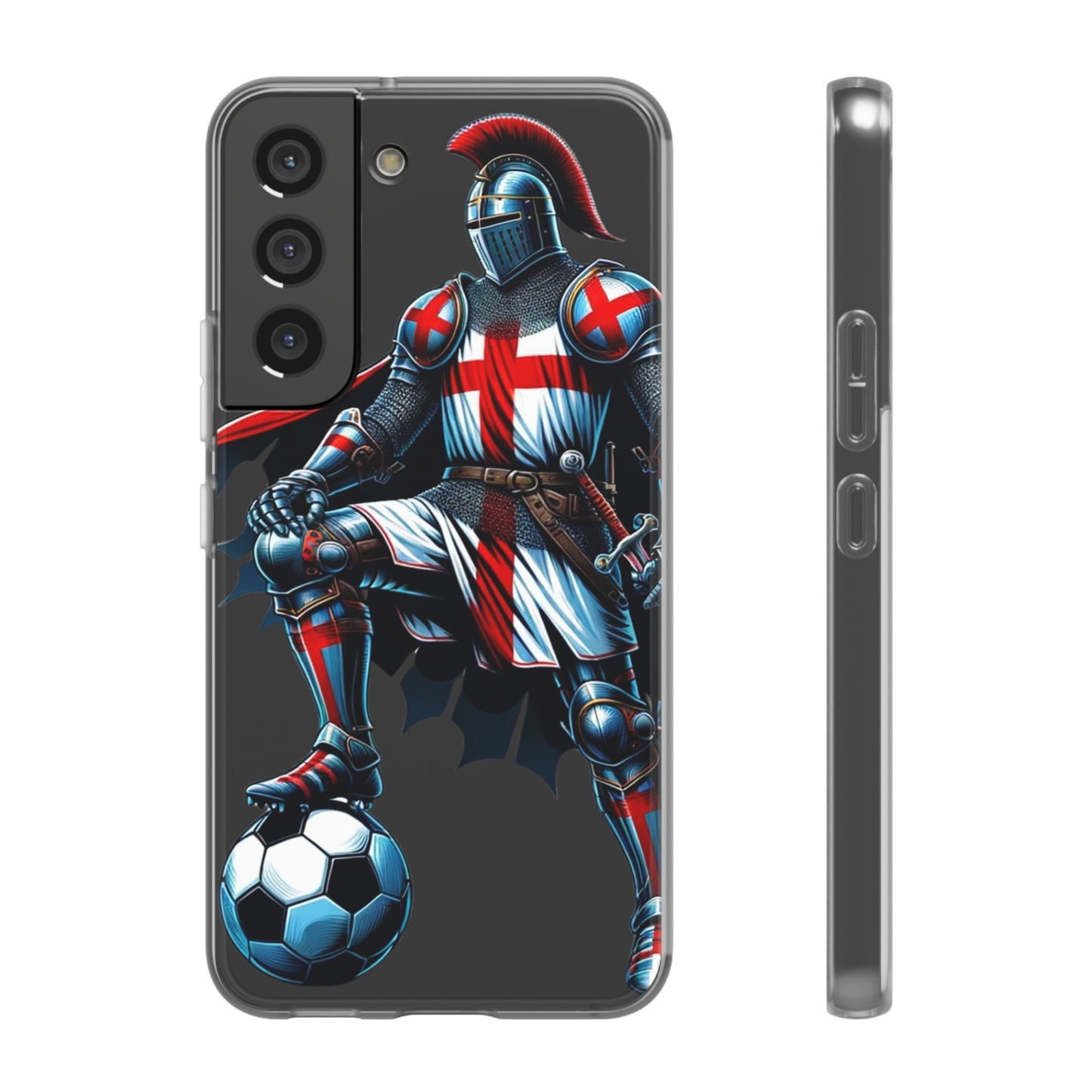 English Knight Flexi Case Semi-transparent