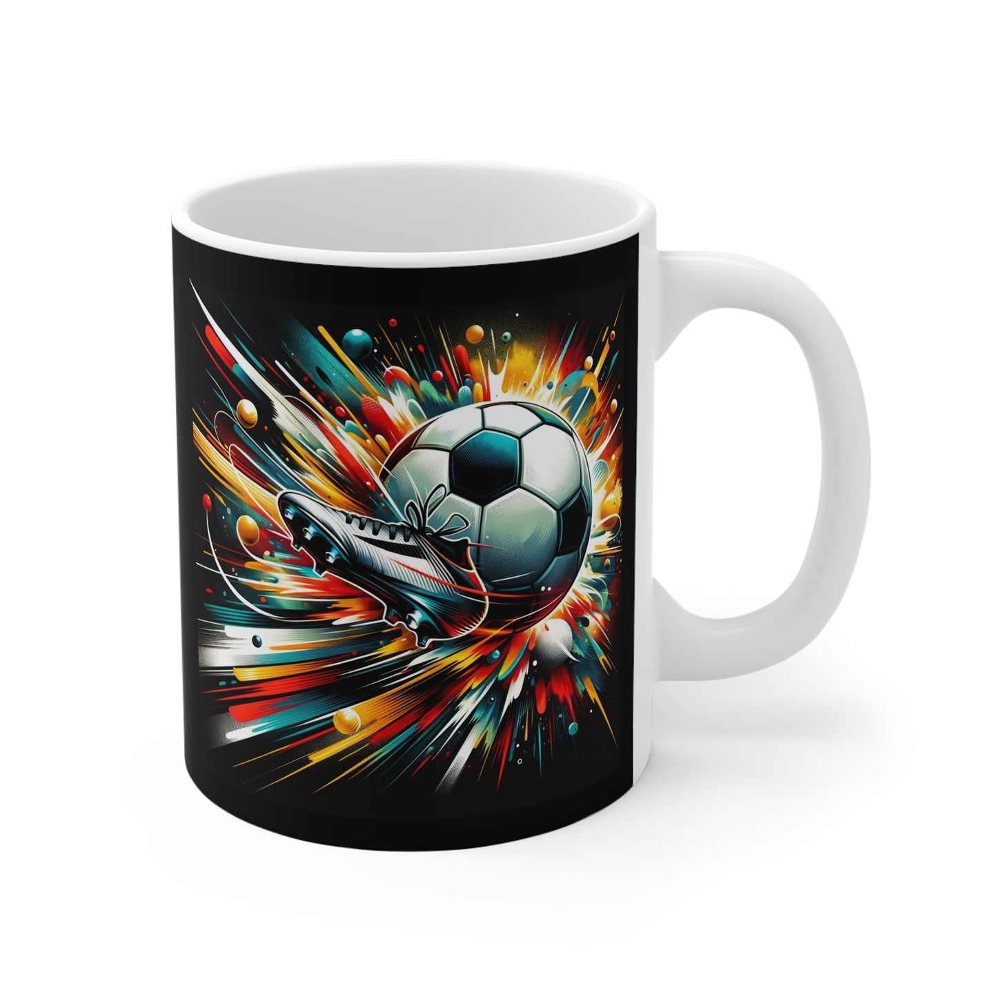 Football Magic 11oz White/Black Mug