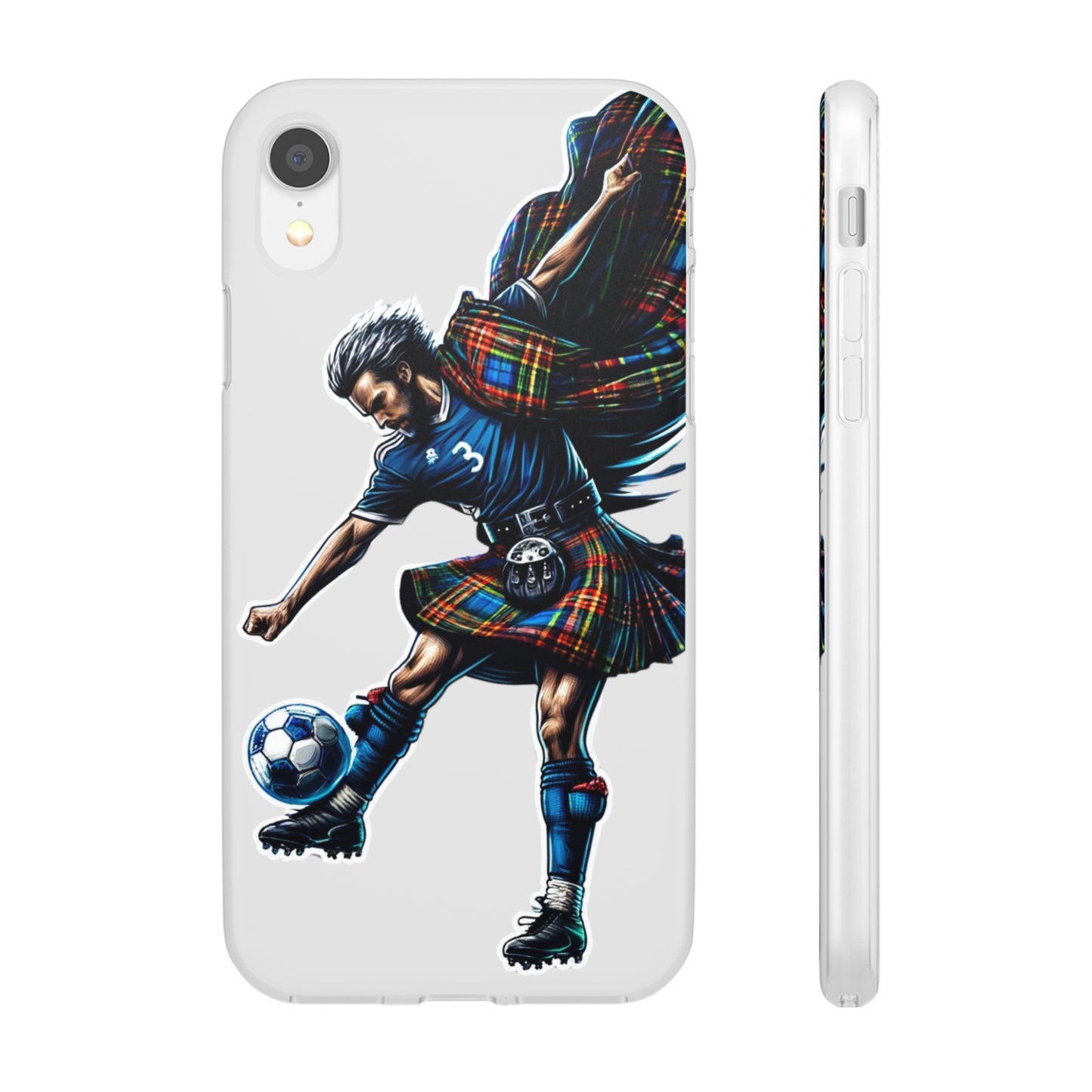 Scottish footballer Flexi Case Semi-transparent