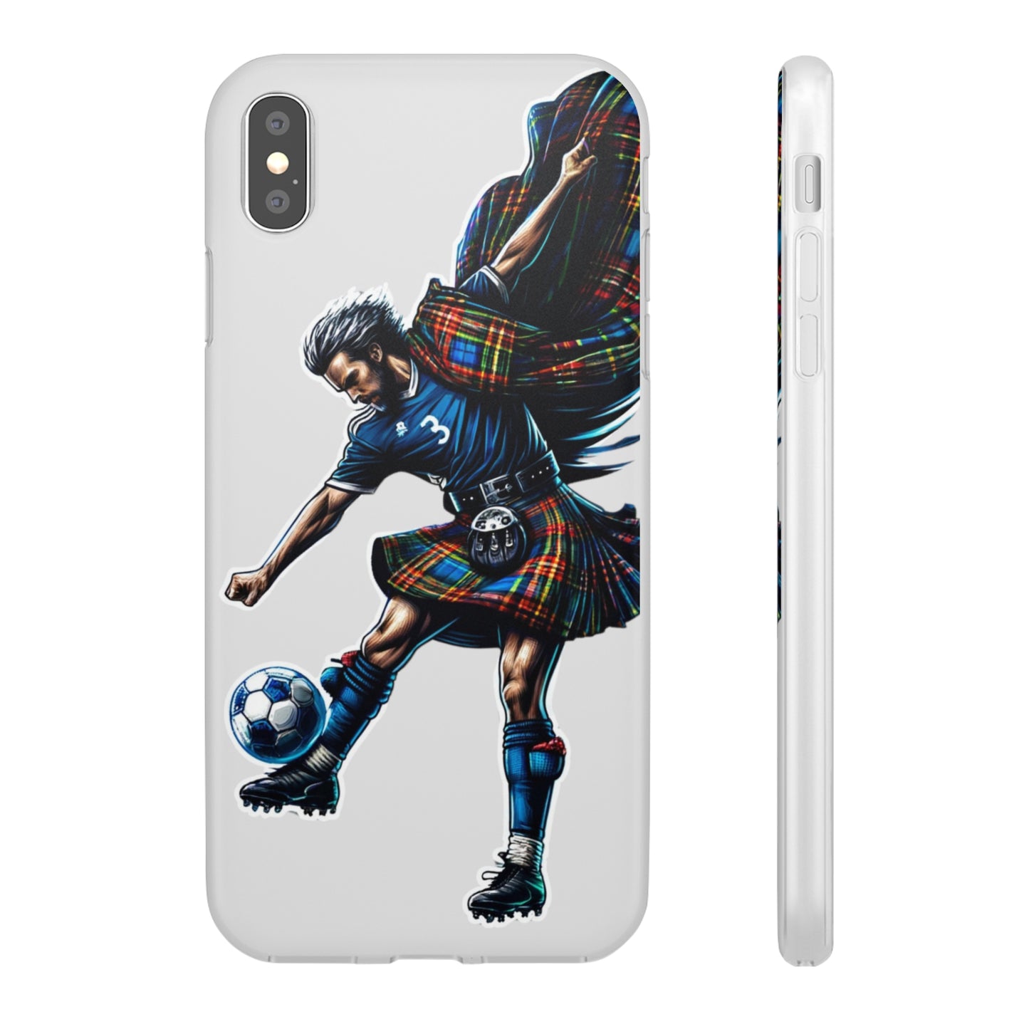 Scottish footballer Flexi Case Semi-transparent