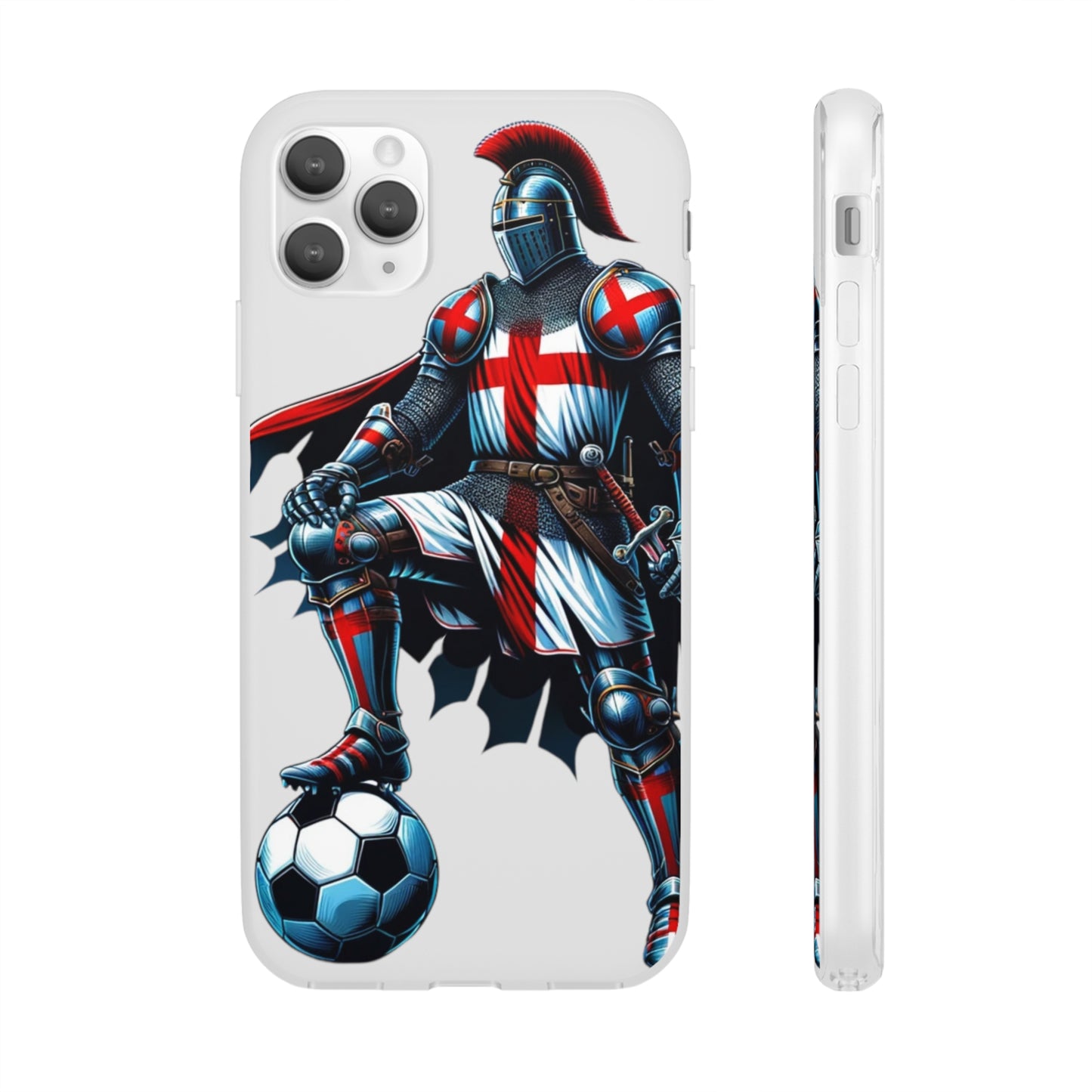 English Knight Flexi Case Semi-transparent