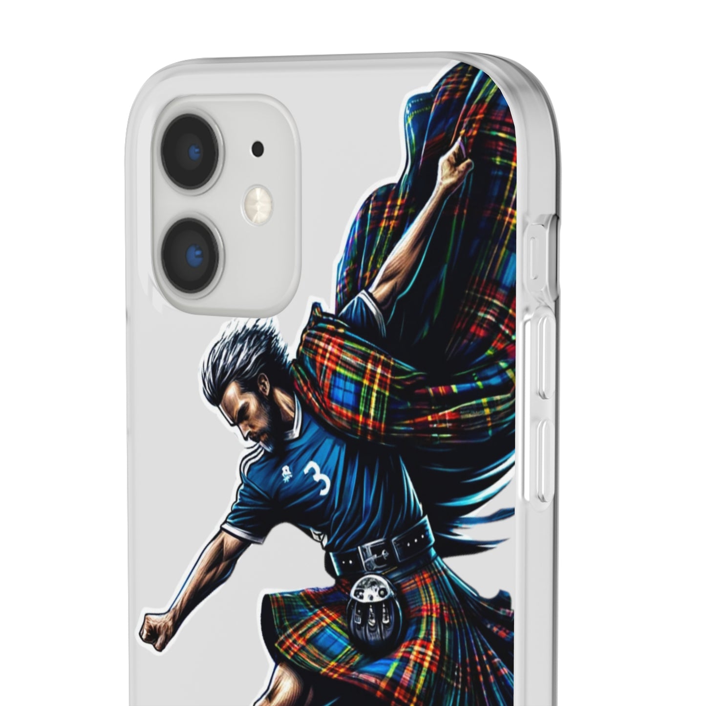 Scottish footballer Flexi Case Semi-transparent