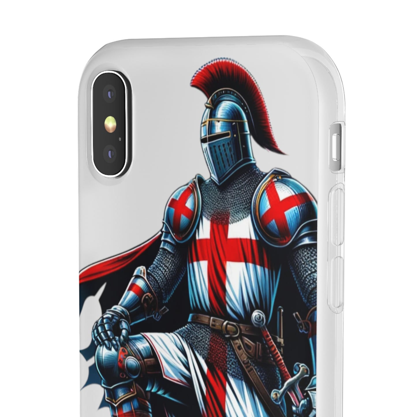 English Knight Flexi Case Semi-transparent