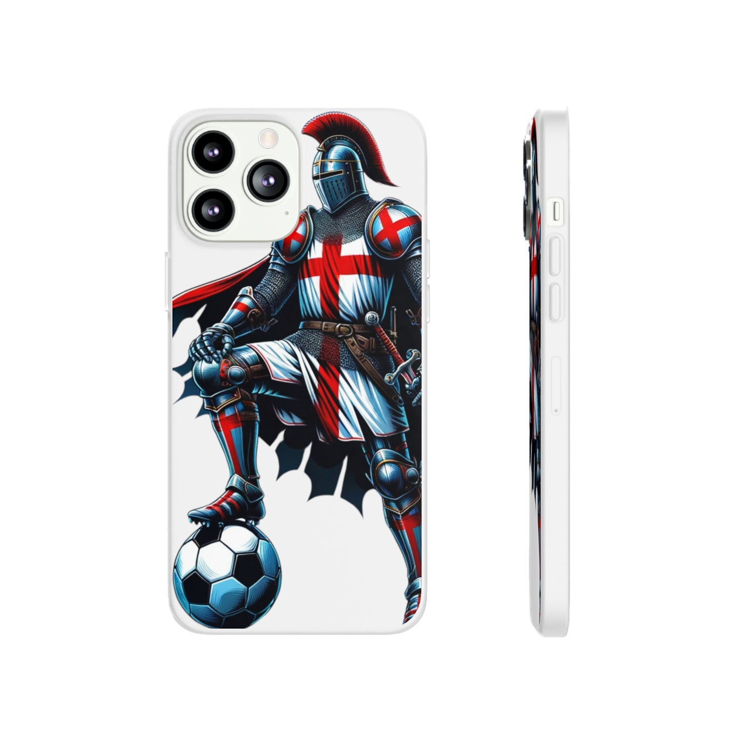 English Knight Flexi Case Semi-transparent