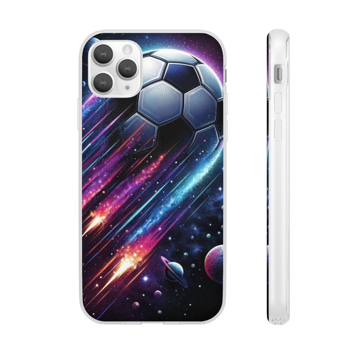 Football Magic Flexi Phone Case Semi-transparent