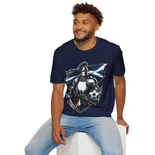 Scottish football Knight Unisex Softstyle T-Shirt