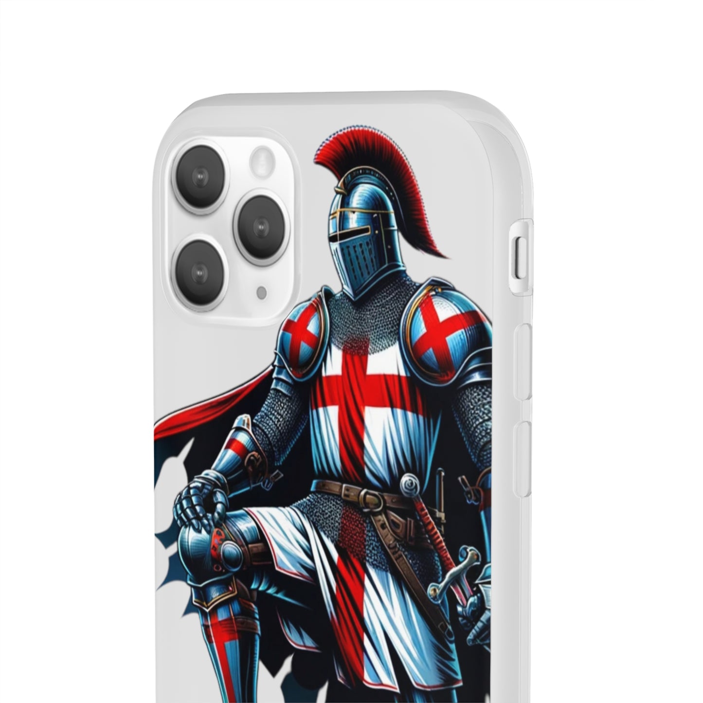 English Knight Flexi Case Semi-transparent