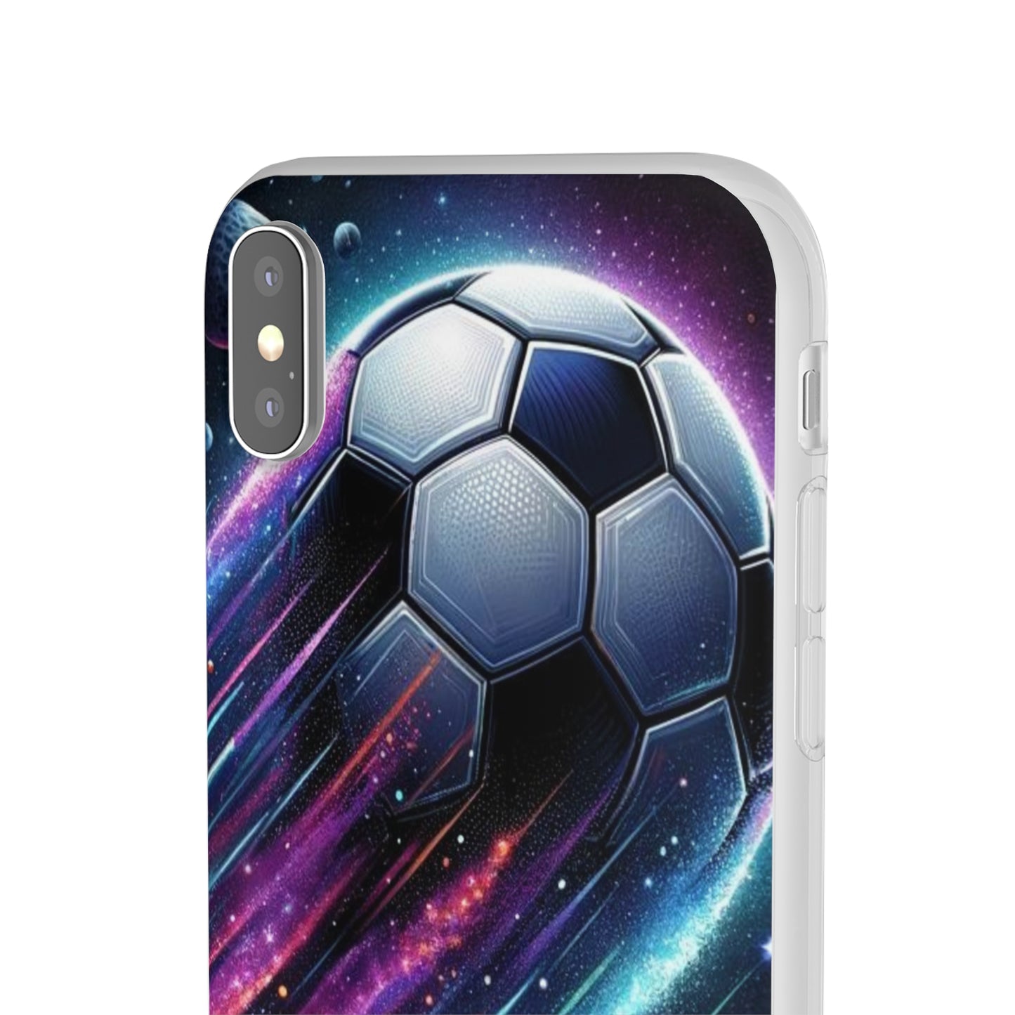 Football Magic Flexi Phone Case Semi-transparent