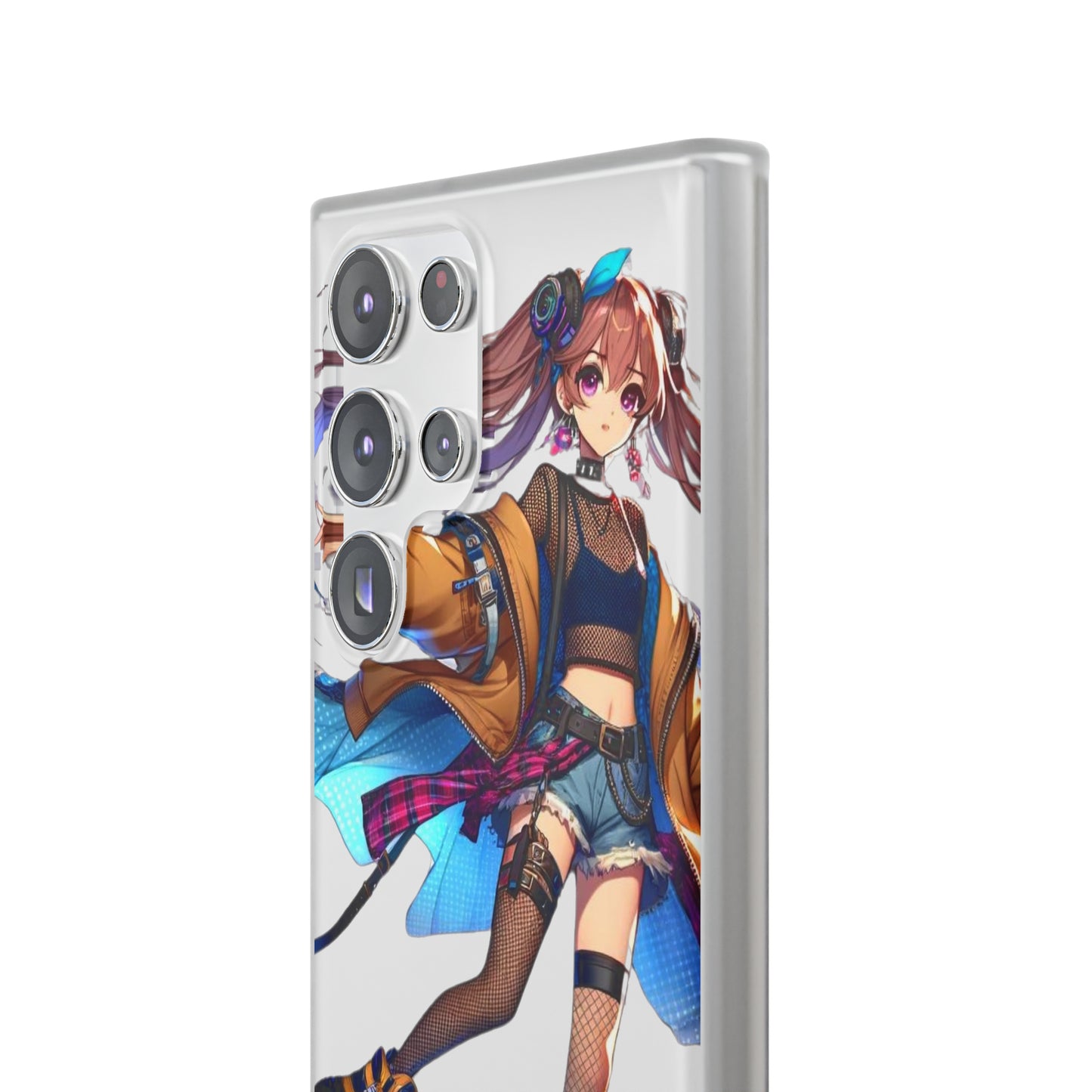 Tokyo Girl Flexi Phone Case Semi-transparent