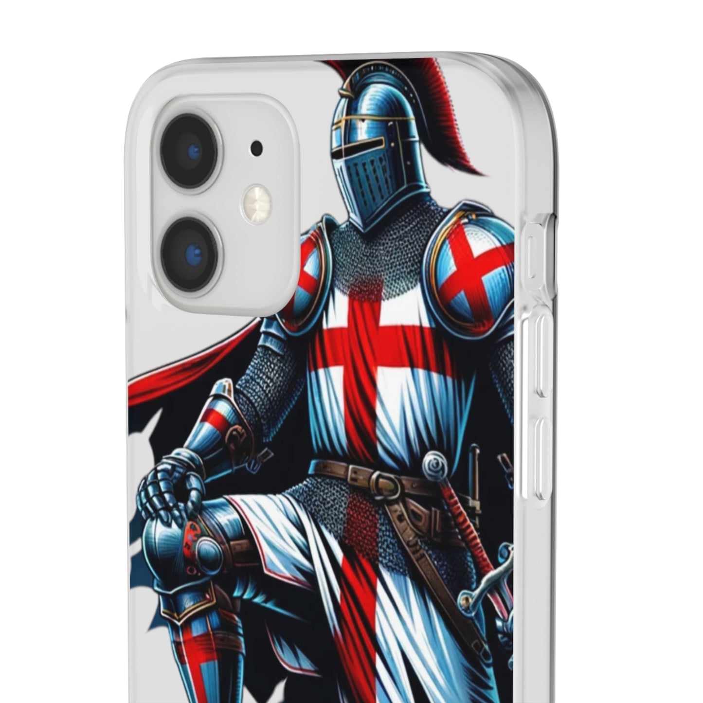 English Knight Flexi Case Semi-transparent