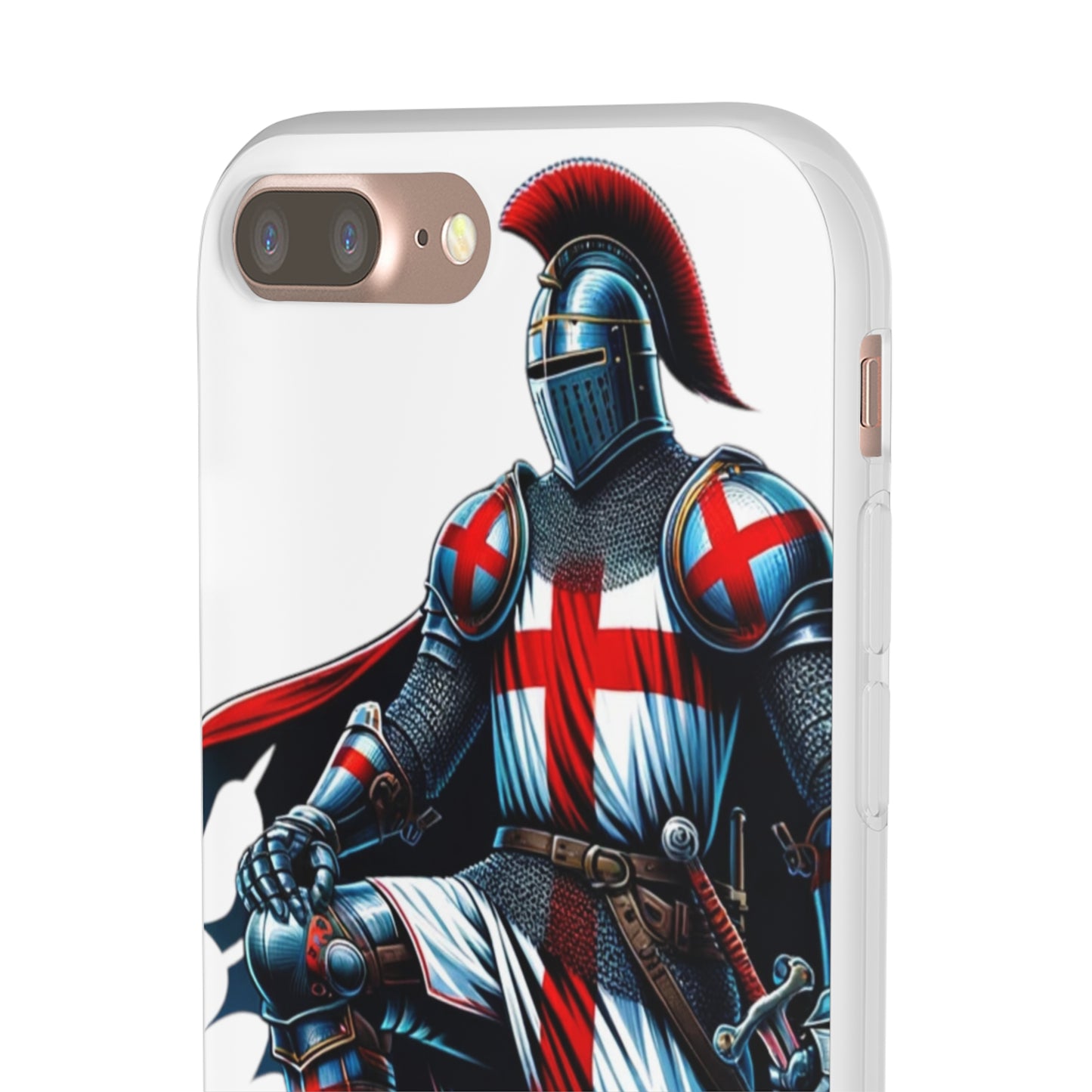 English Knight Flexi Case Semi-transparent