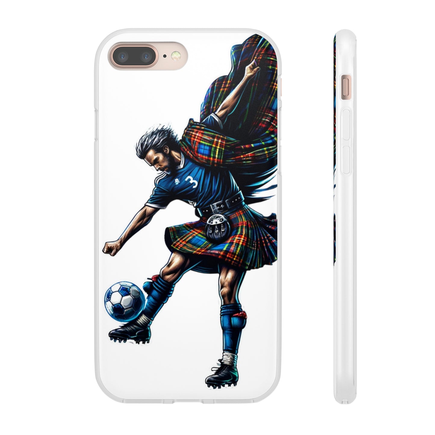 Scottish footballer Flexi Case Semi-transparent