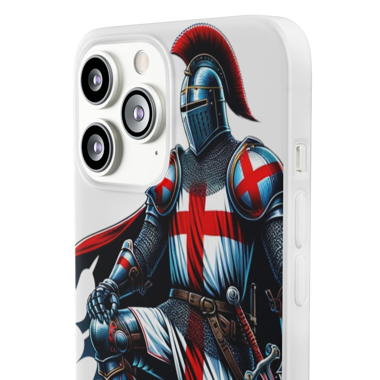 English Knight Flexi Case Semi-transparent