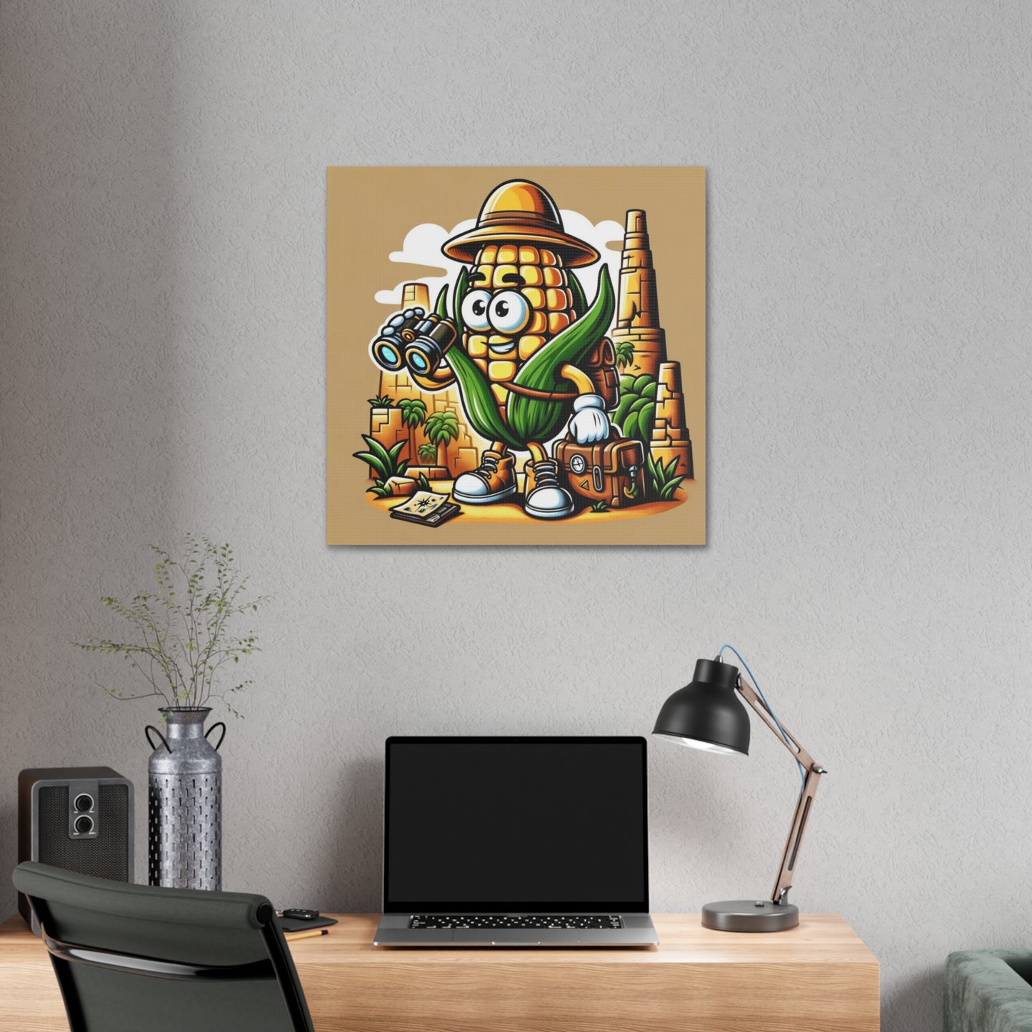 Corn Traveller Classic Stretched Canvas