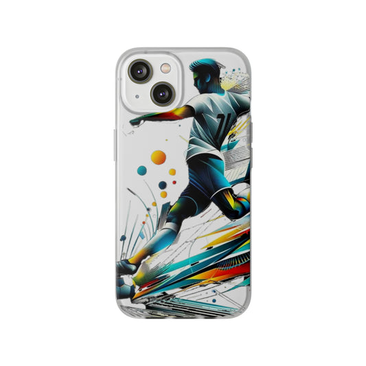 Football Magic Flexi Phone Case Semi-transparent