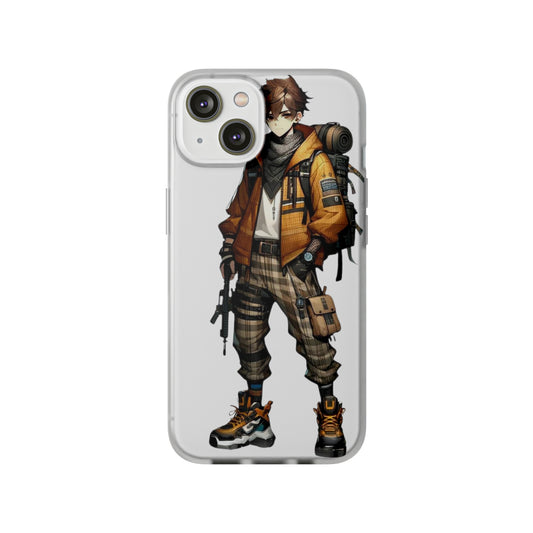 Tokyo Boy Flexi Phone Case Semi-transparent