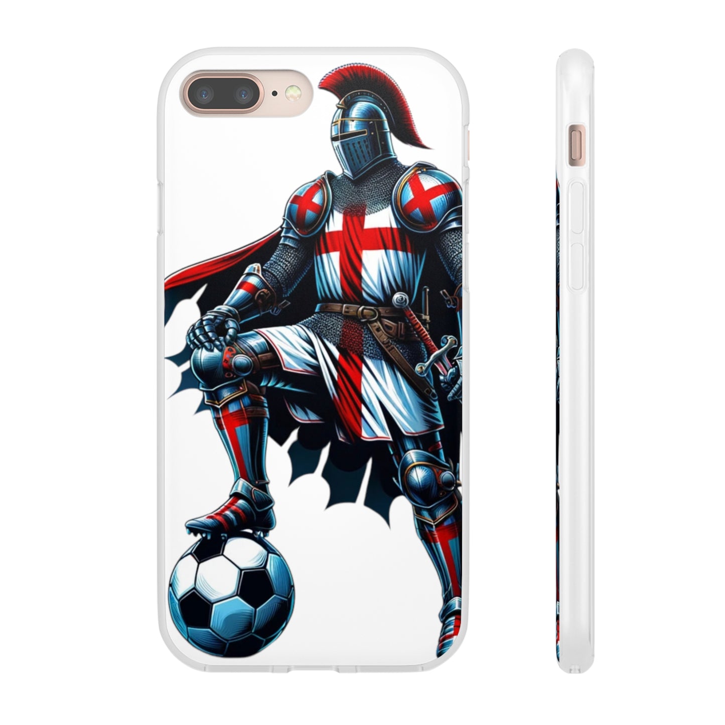 English Knight Flexi Case Semi-transparent