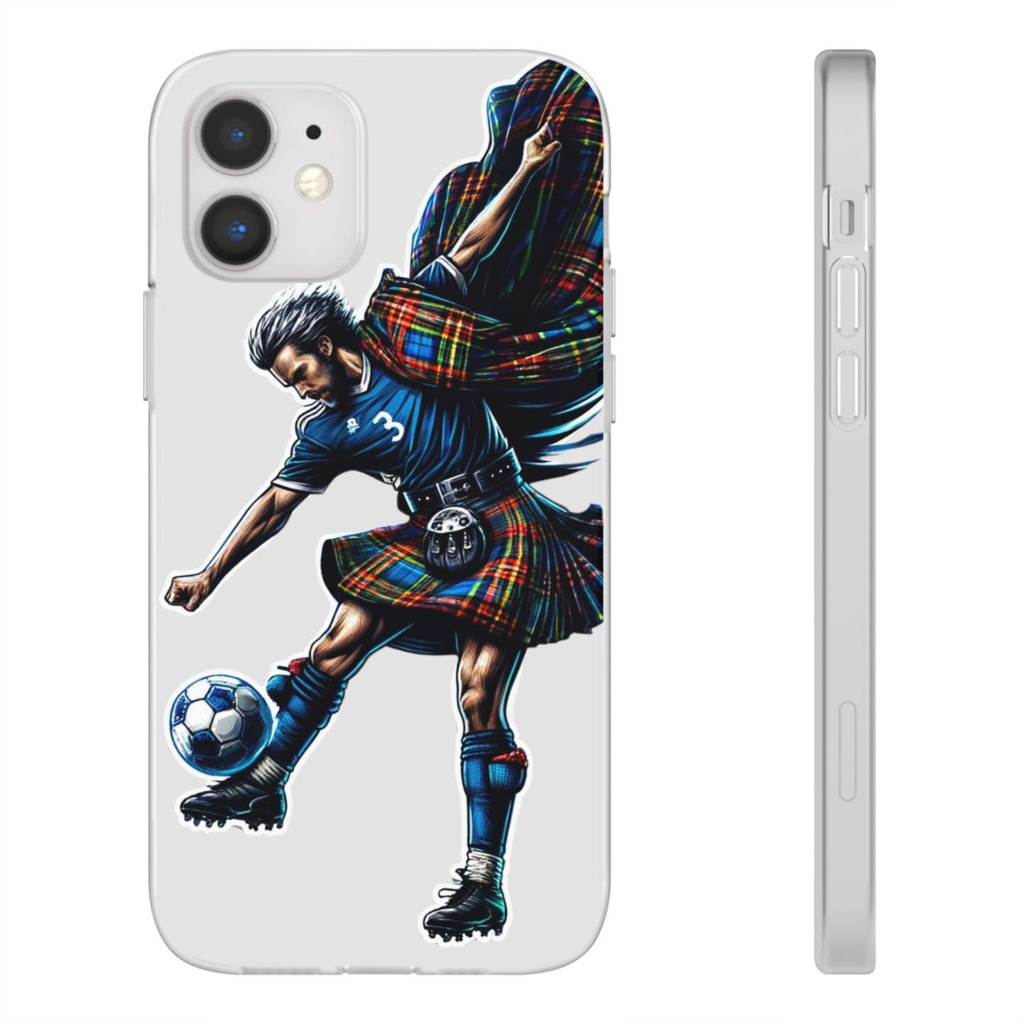 Scottish footballer Flexi Case Semi-transparent