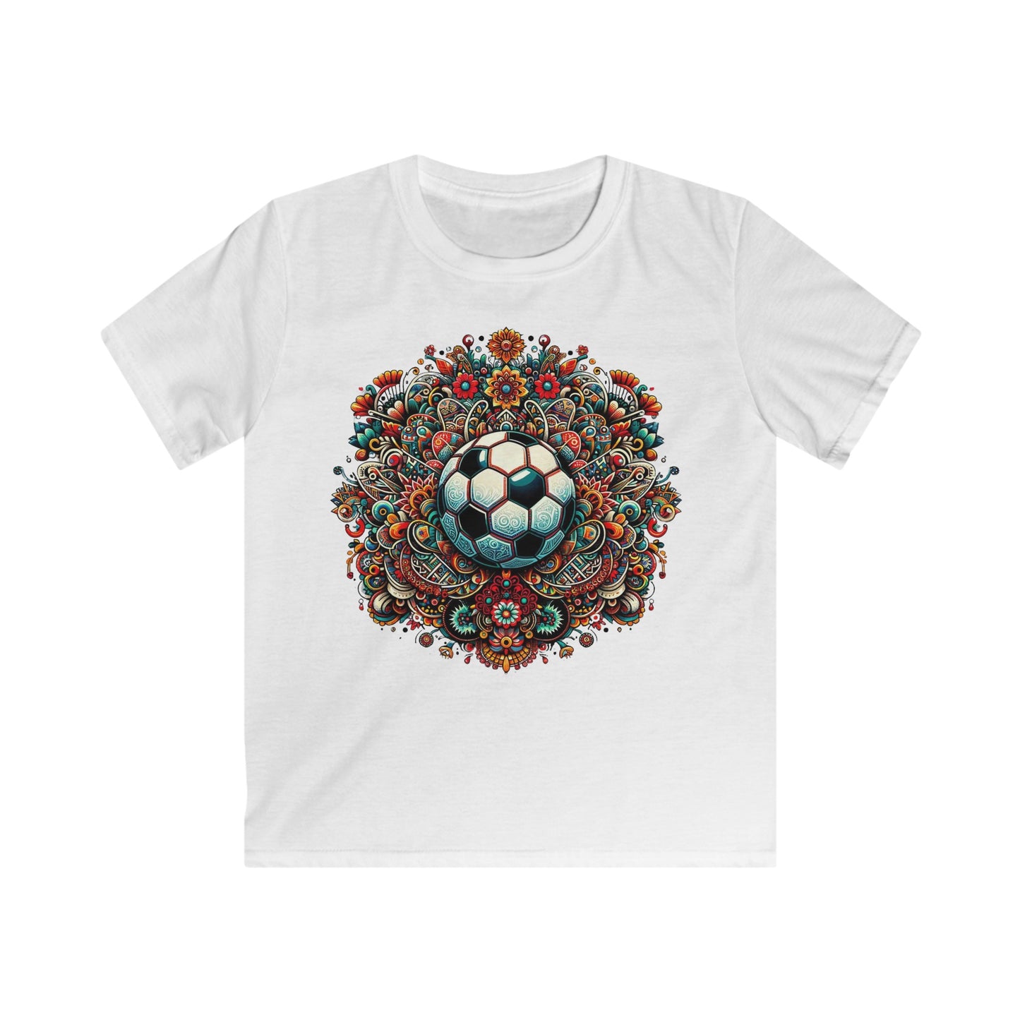 Polish Heritage Football Kids Soft style T-shirt