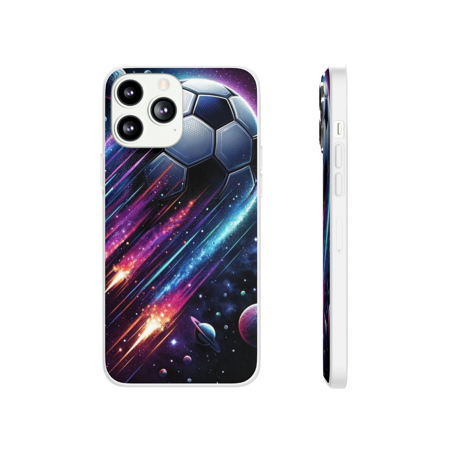 Football Magic Flexi Phone Case Semi-transparent