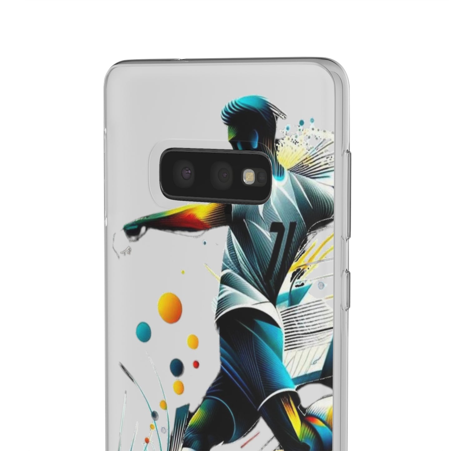 Football Magic Flexi Phone Case Semi-transparent