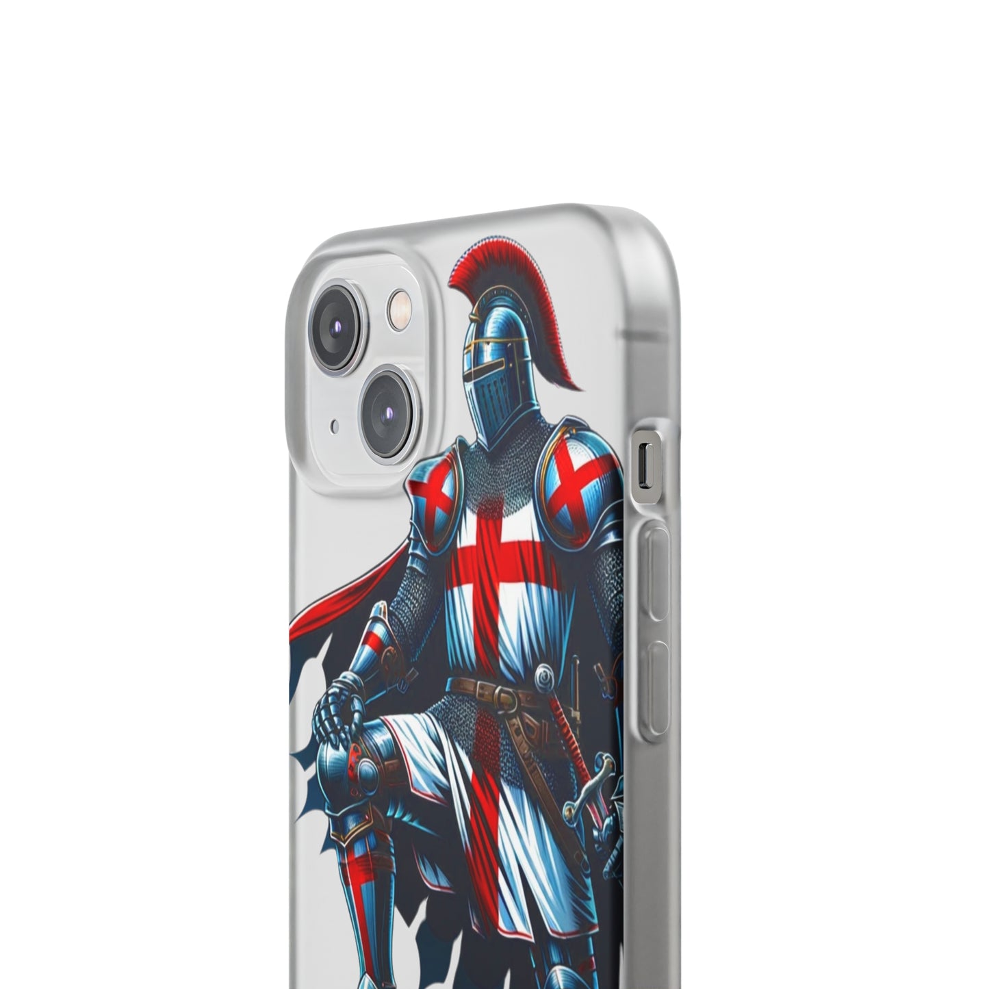 English Knight Flexi Case Semi-transparent