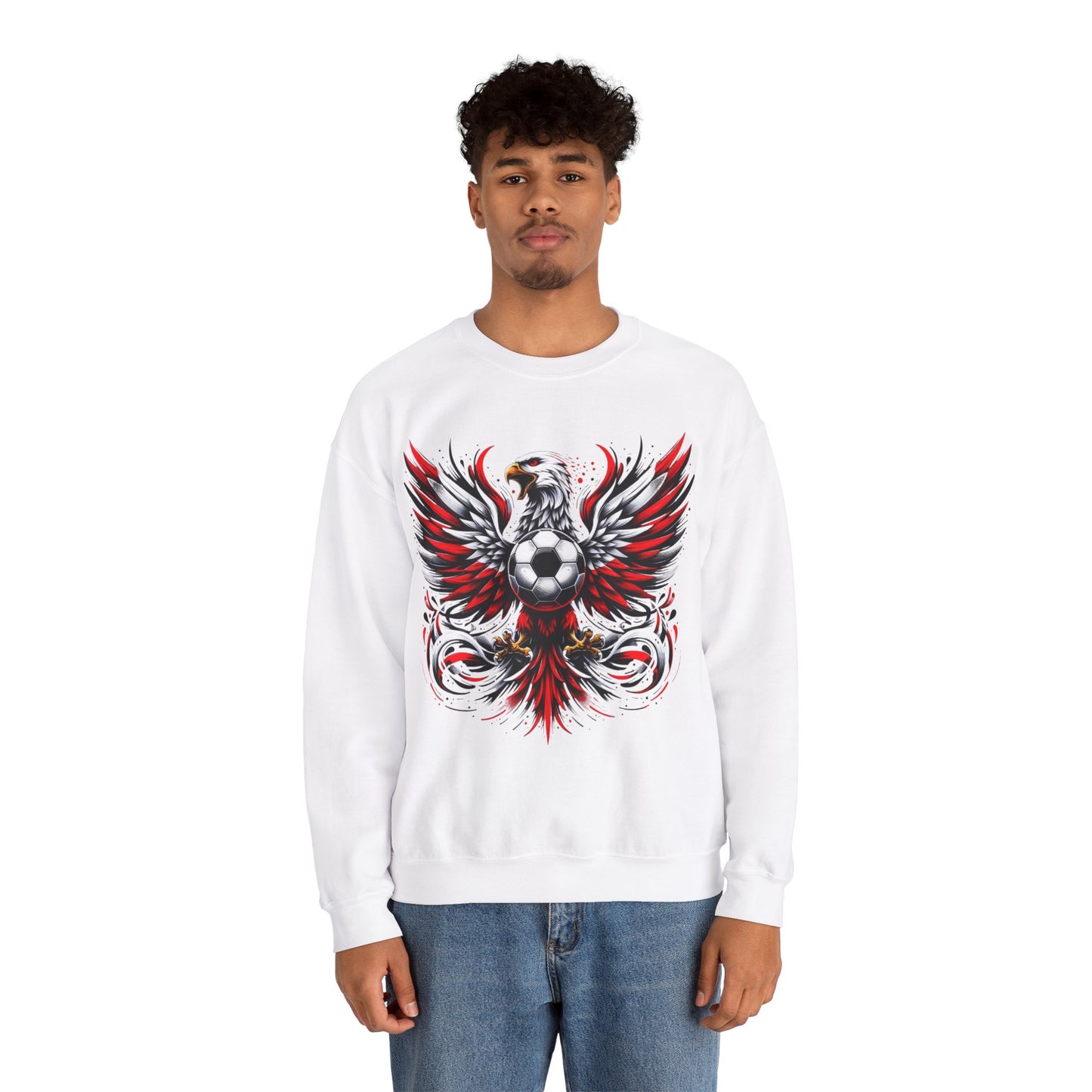 Polish Eagle Unisex Heavy Blend™ Crewneck Sweatshirt