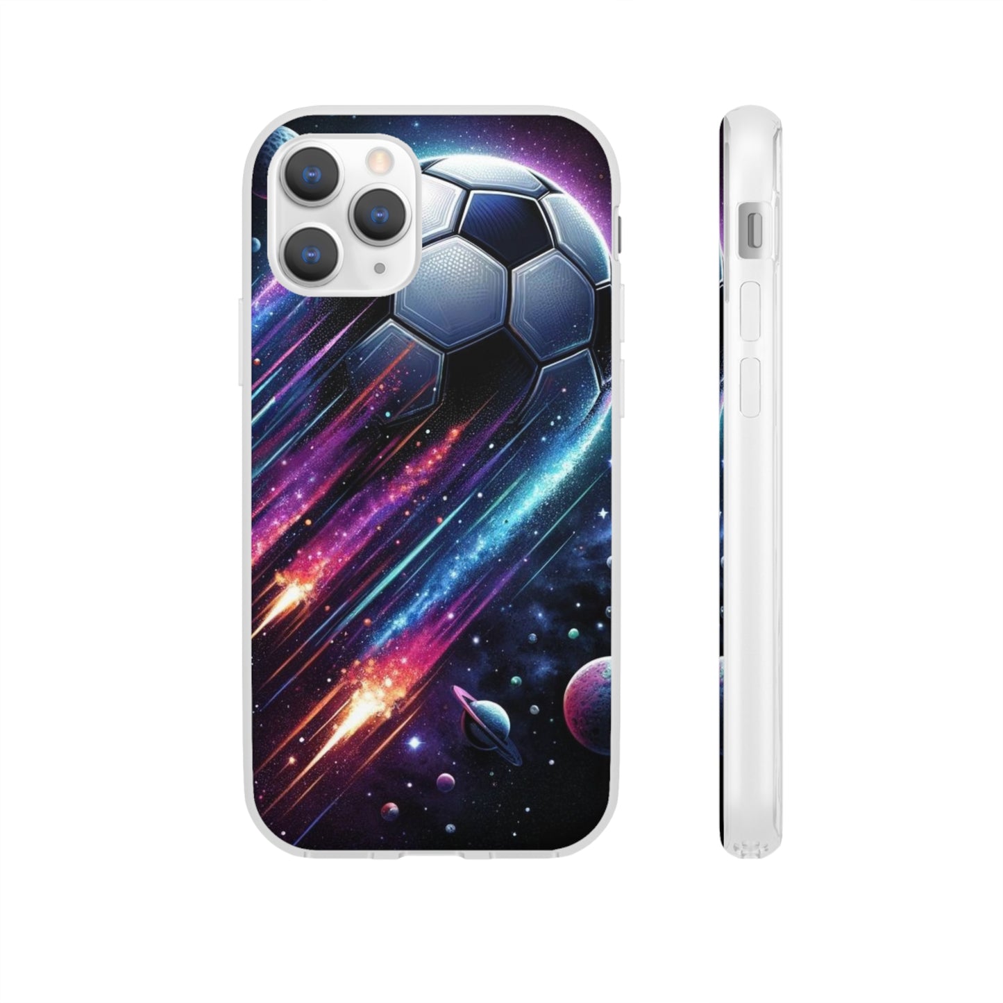 Football Magic Flexi Phone Case Semi-transparent