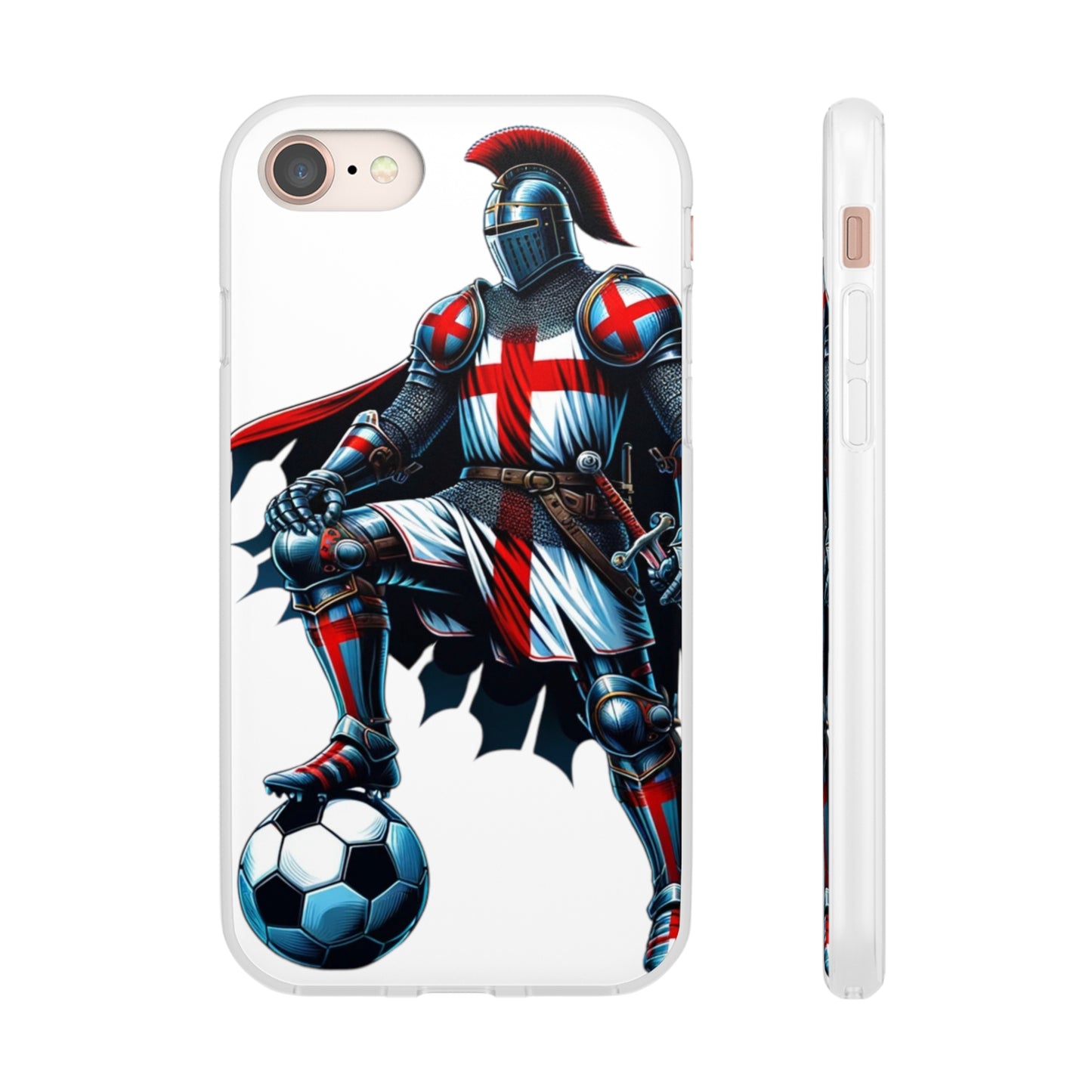 English Knight Flexi Case Semi-transparent