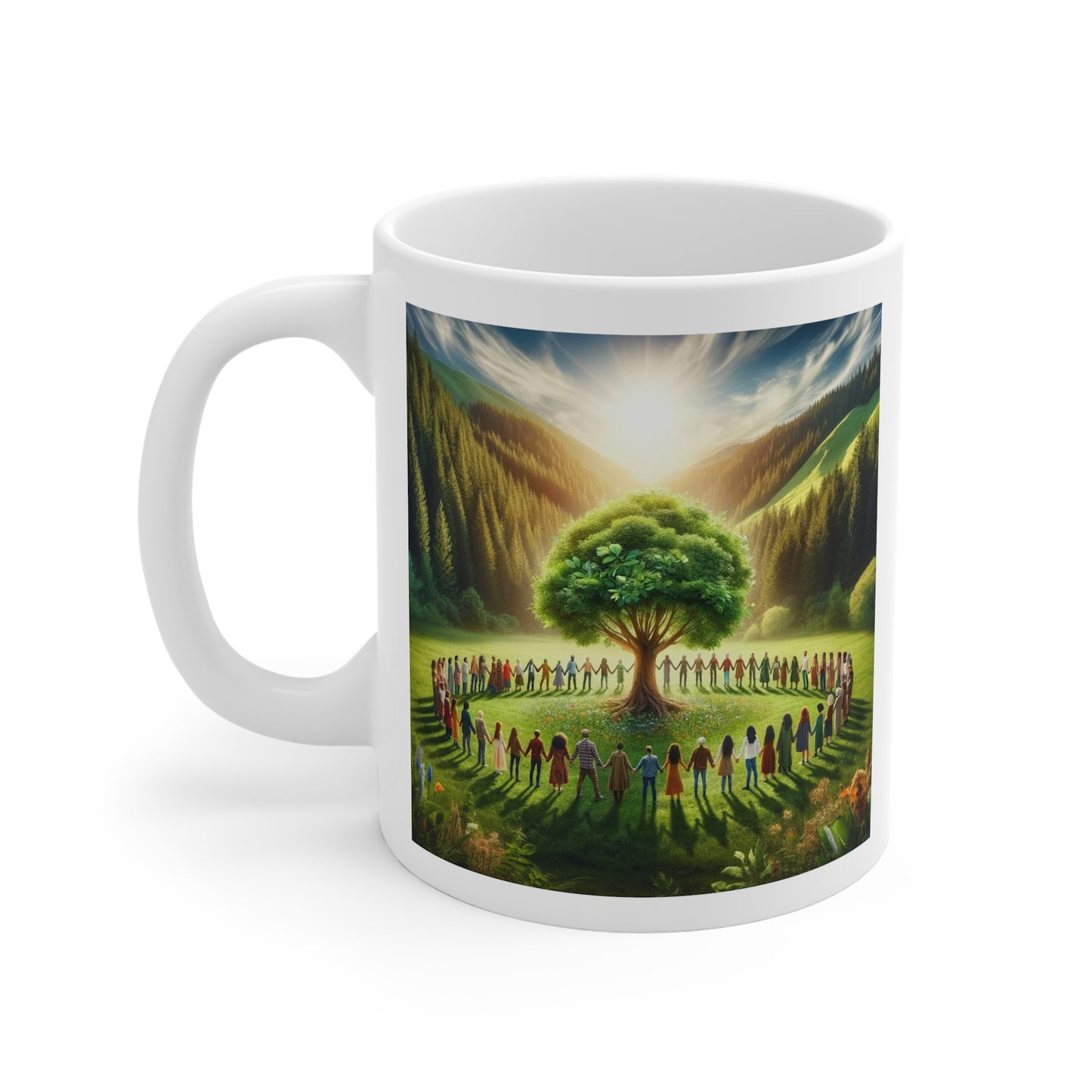 Circle of Life 11oz White Mug