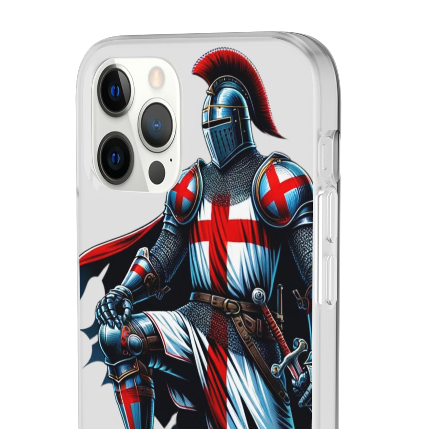 English Knight Flexi Case Semi-transparent