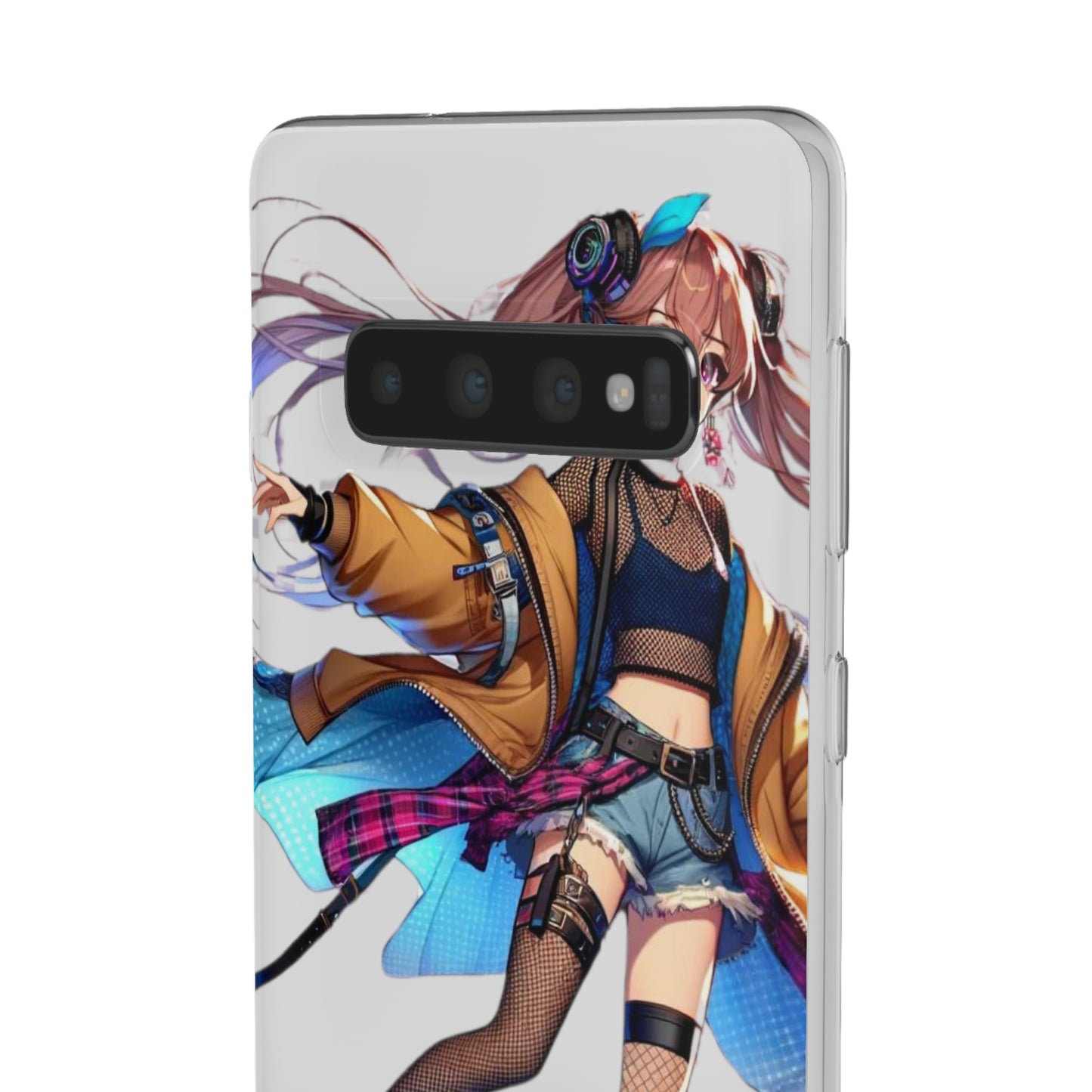 Tokyo Girl Flexi Phone Case Semi-transparent