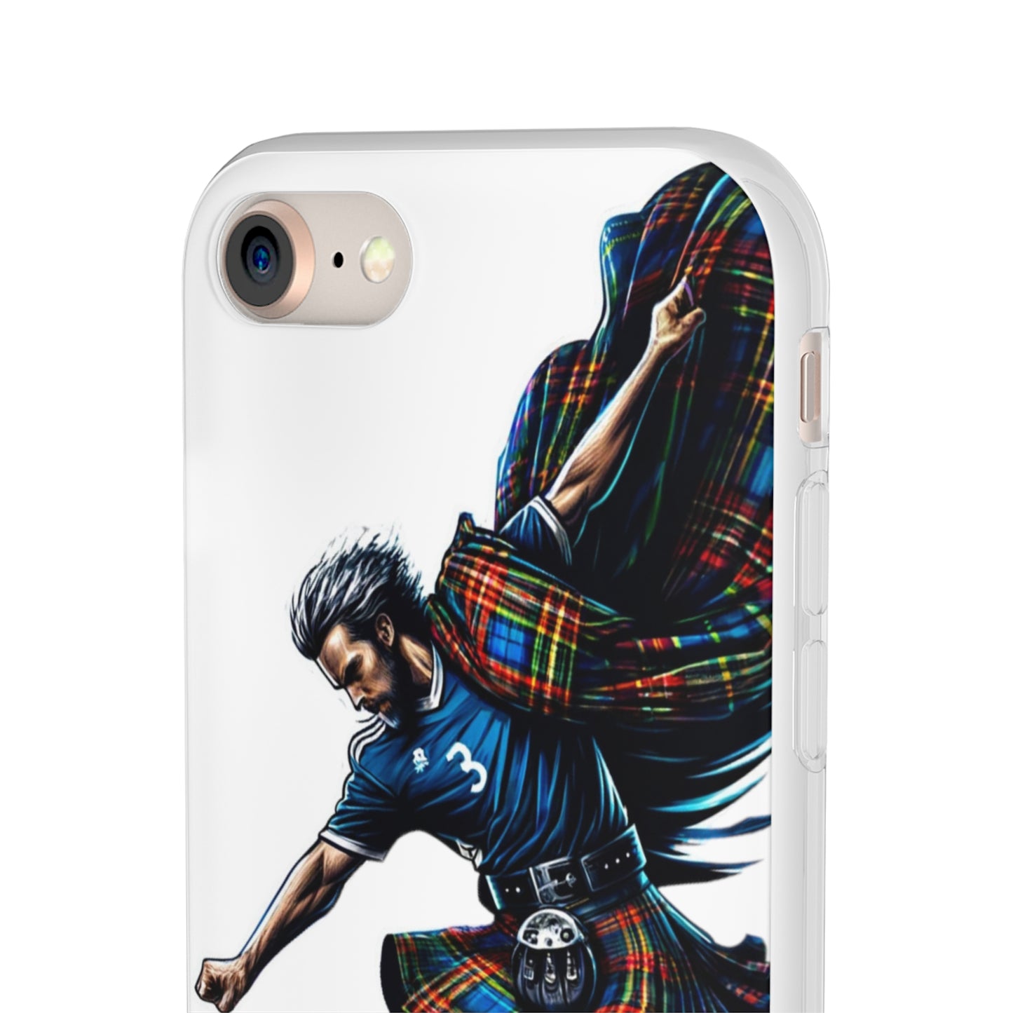 Scottish footballer Flexi Case Semi-transparent