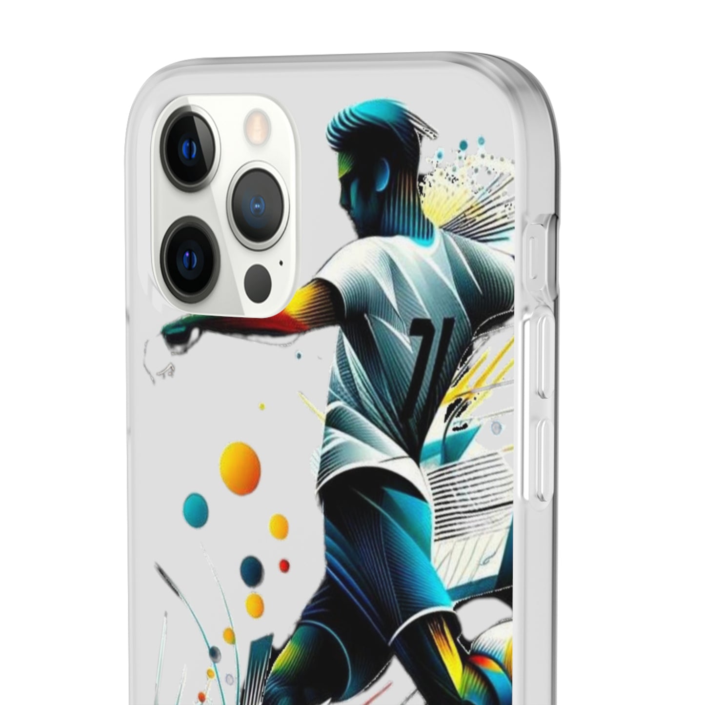 Football Magic Flexi Phone Case Semi-transparent